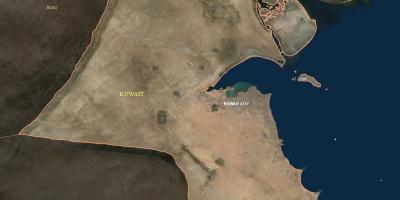 Peta satelit kuwait