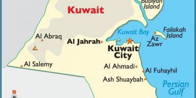 Kuwait penuh dengan peta