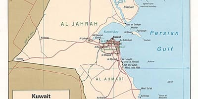 Peta kuwait pelabuhan