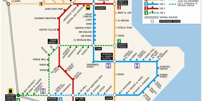 Peta kuwait metro